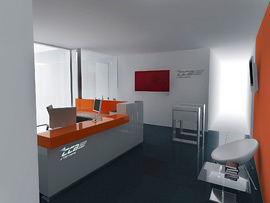 Návrh a realizace recepce - Administrativní centrum Victoria - Na Vítězné pláni, Praha 4 Návrh a realizace recepce - Administrativní centrum Victoria - Na Vítězné pláni, Praha 4